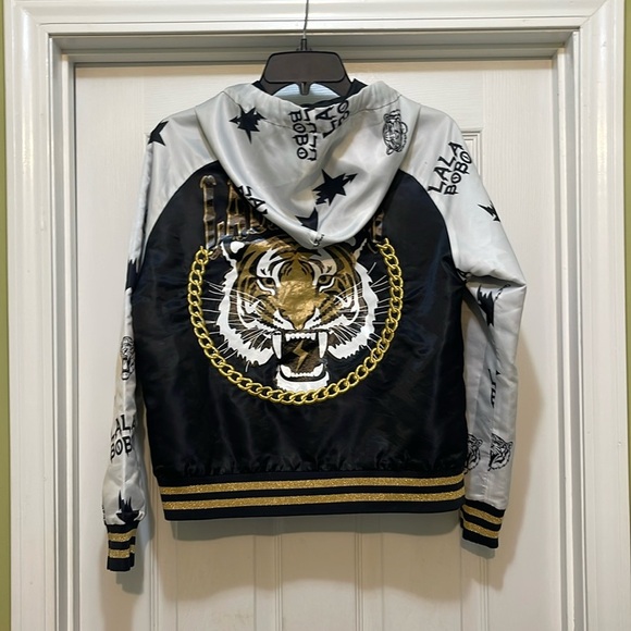 Lalabobo - Black and White Reversible Jacket - Tiger - size M - Picture 15 of 15